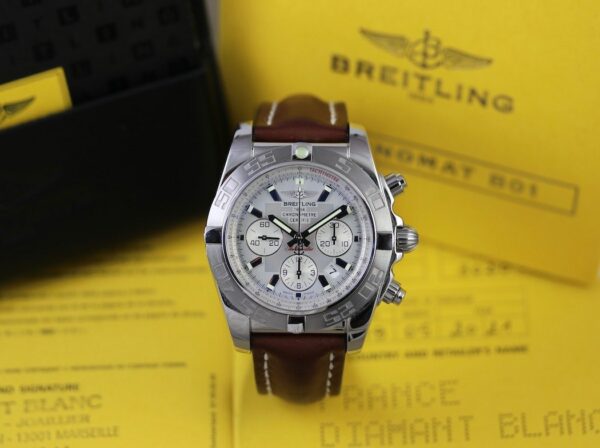 Breitling Chronomat B01 44mm Mother of Pearl Dial – Image 11