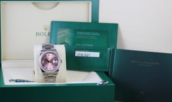 Rolex Datejust 36mm Diamond Bezel 2021 – Image 12