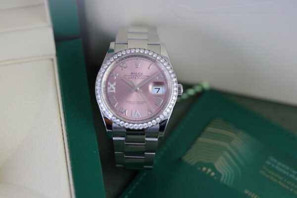 Rolex Datejust 36mm Diamond Bezel 2021 – Image 3