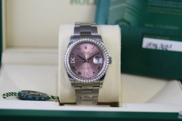 Rolex Datejust 36mm Diamond Bezel 2021 – Image 4