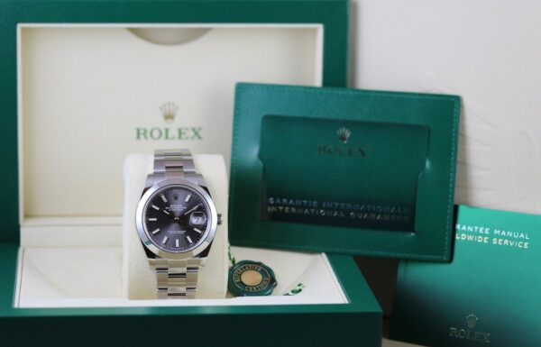 Rolex Datejust 41mm Rhodium Dial 2022 – Image 12