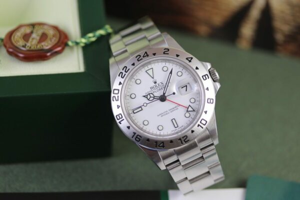 Rolex Explorer II Engraved Rehaut 3186 Caliber 2012 – Image 4