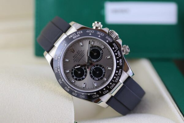 Rolex Daytona Cosmograph 116519LN White Gold Oysterflex + Rolex Service 2025 – Image 4