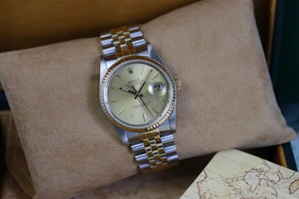 Rolex Datejust 36mm Or et Acier + Rolex Service 2025 – Image 4