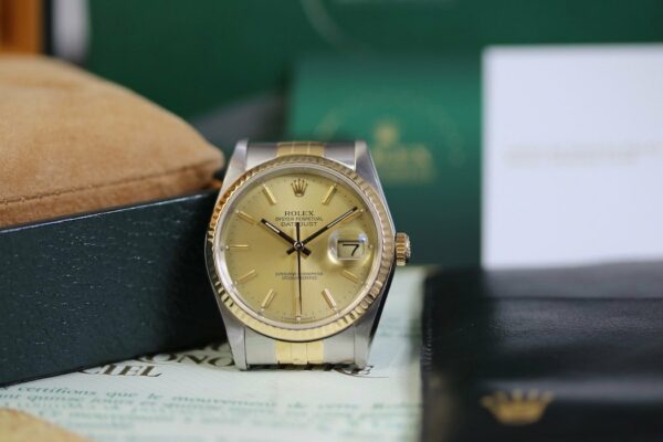 Rolex Datejust 36mm Or et Acier + Rolex Service 2025 – Image 5