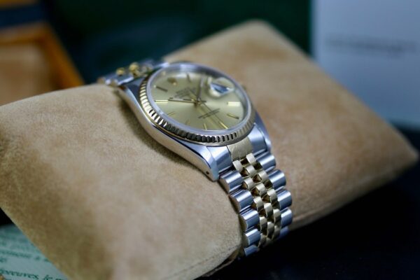 Rolex Datejust 36mm Or et Acier + Rolex Service 2025 – Image 7
