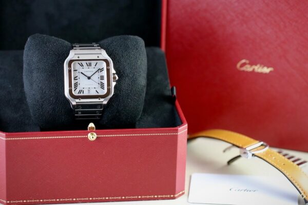 Cartier Santos de Cartier Large Full Set – Image 13