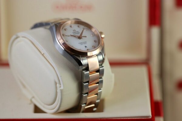 Omega Seamaster Aqua Terra 34 mm – Réf. 231.20.34.20.55.001 – Cadran nacre & diamants – Image 6