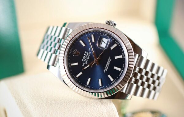 Rolex Datejust 41 – Cadran Bleu – Jubilé – Réf. 126334 – Full Set 2021 – Image 4