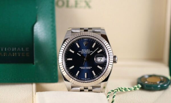 Rolex Datejust 41 – Cadran Bleu – Jubilé – Réf. 126334 – Full Set 2021 – Image 5