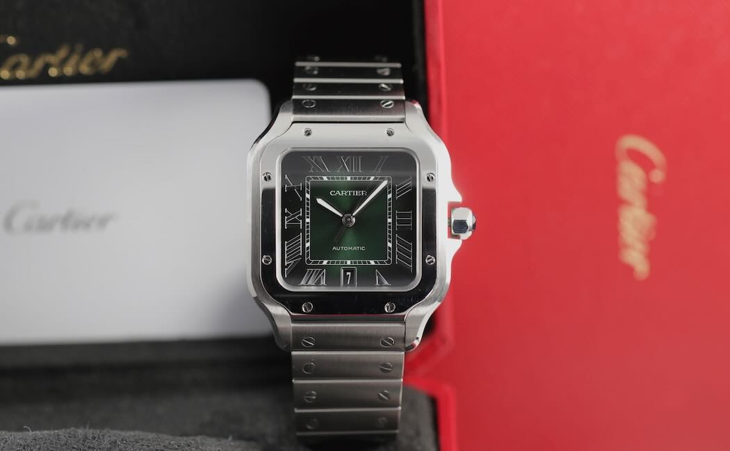 Cartier Santos de Cartier - Cadran Vert - Réf. WSSA0062 - 2024