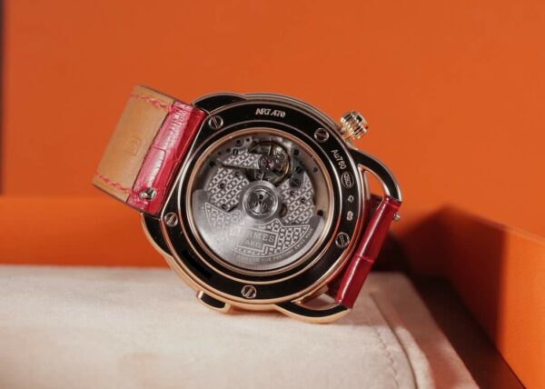 Hermès Arceau “Le Temps Suspendu” or rose 18K 38mm – full set 2016 – Image 13
