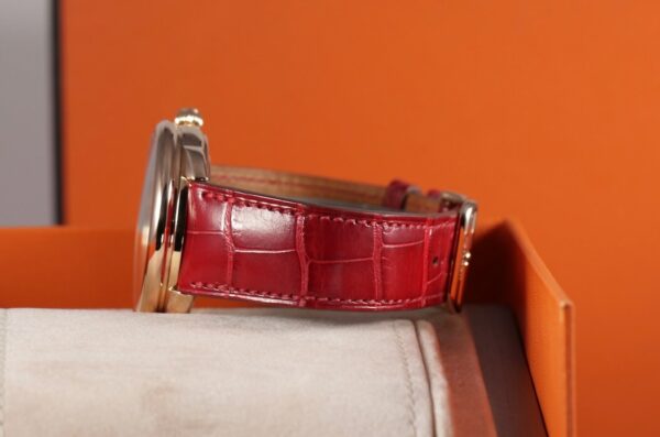 Hermès Arceau “Le Temps Suspendu” or rose 18K 38mm – full set 2016 – Image 9