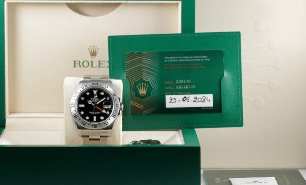 Rolex Explorer II 226570 – Cadran Noir – Année 2024 – Full Set – Image 12