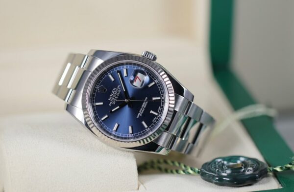 Rolex Datejust 36mm– Réf. 116234 – Cadran Bleu – 2016 – Full Set – Image 3