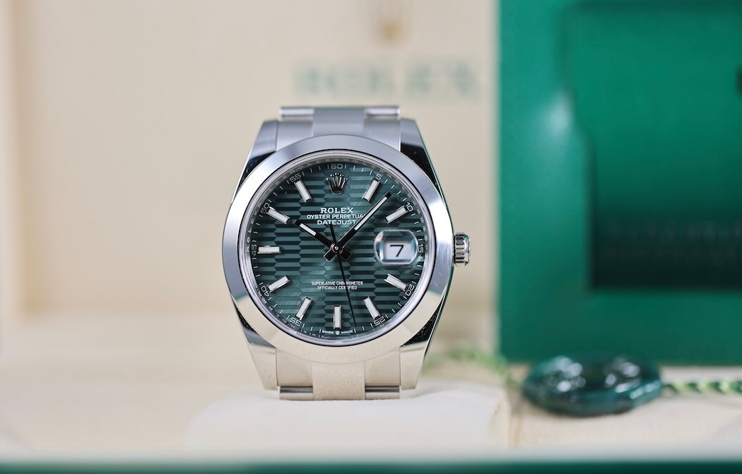 Rolex Datejust 41 – Réf. 126300 – Cadran Vert – 2023 – Boîte & Papiers – Image 5
