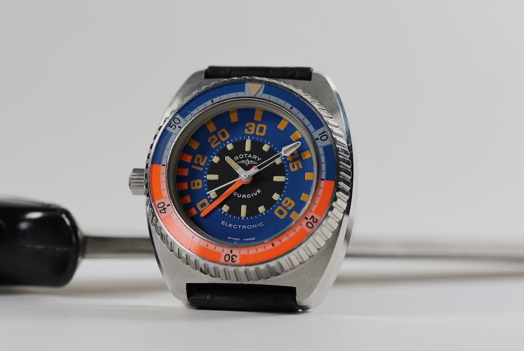 Rotary Aquadive Electronic– Depth Gauge – Vintage Diver 1970s