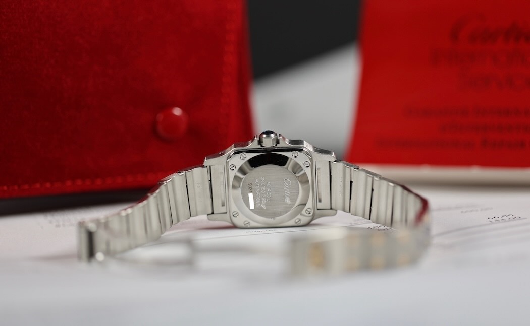 Cartier Santos Or et Acier – Révisée – Avec facture récente + papier de service Cartier de 1992 – Image 10