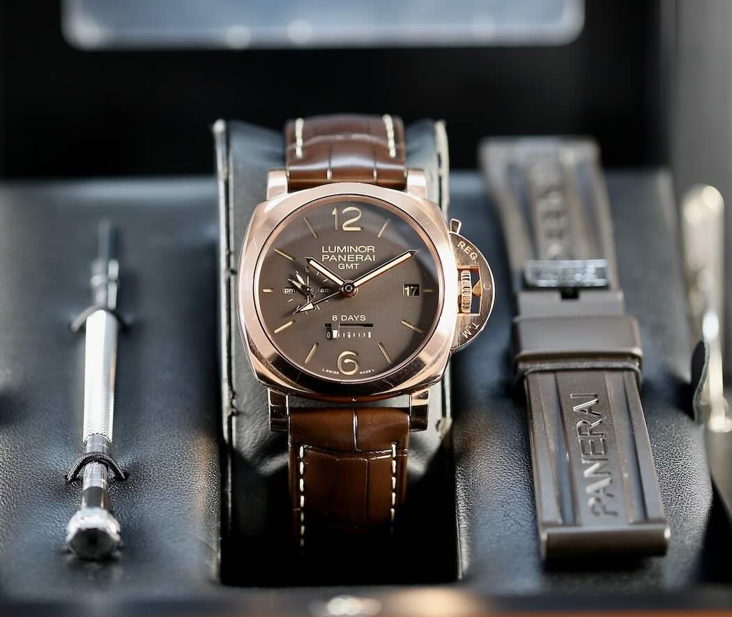 Panerai Luminor Marina PAM00576 – 8 Jours GMT – 2015 – Boîte & Papiers – OP6983 – Image 3