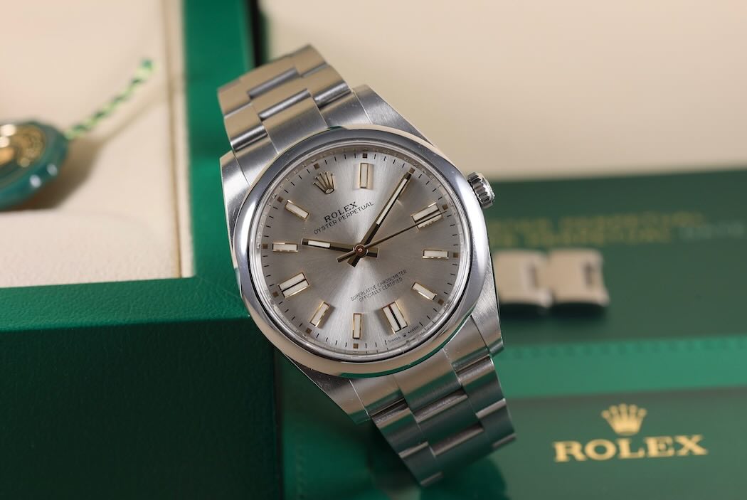 Rolex Oyster Perpetual 41 – Réf. 124300 – Cadran argent – Full set – Juin 2024