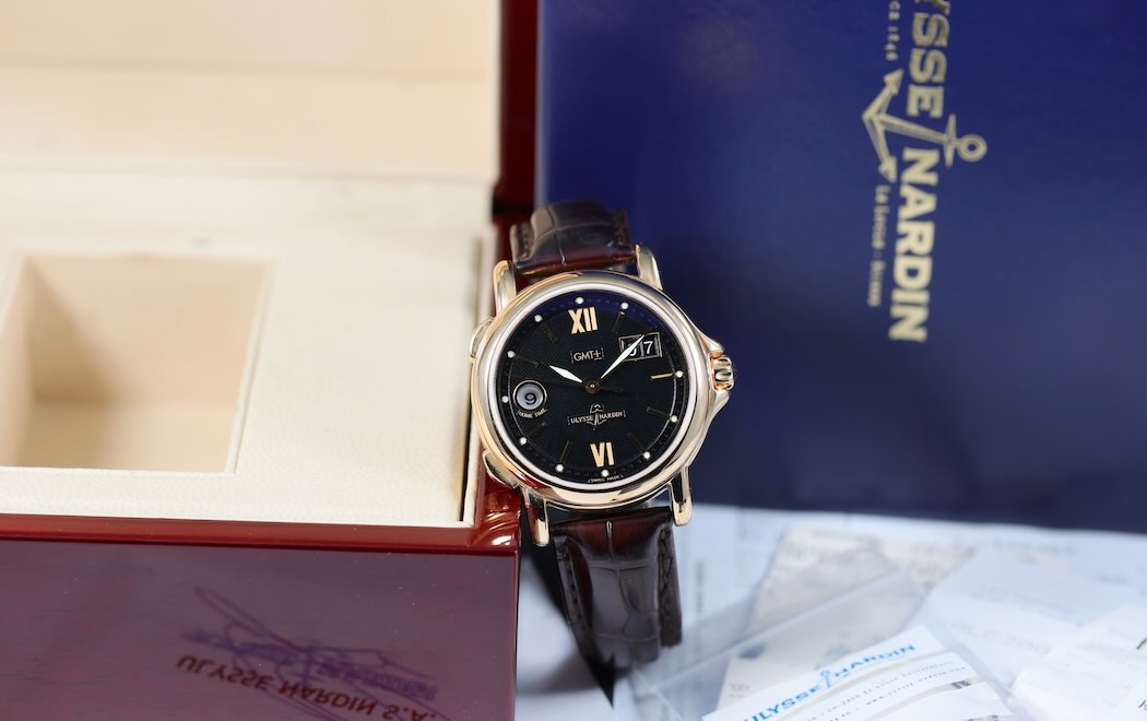 Ulysse Nardin GMT Big Date – Réf. 226-87/382 – Or rose – Boîte – Révision Ulysse Nardin 2018