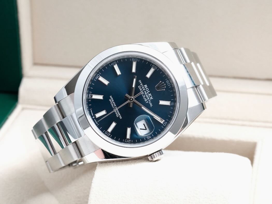 Rolex Datejust 41mm – Ref. 126300 – Cadran Bleu – Juin 2021 – Full Set – Image 4