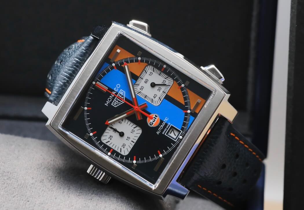 TAG Heuer Monaco Gulf Calibre 11 Automatic – Full Set 11/2019 – Excellent état – Image 3