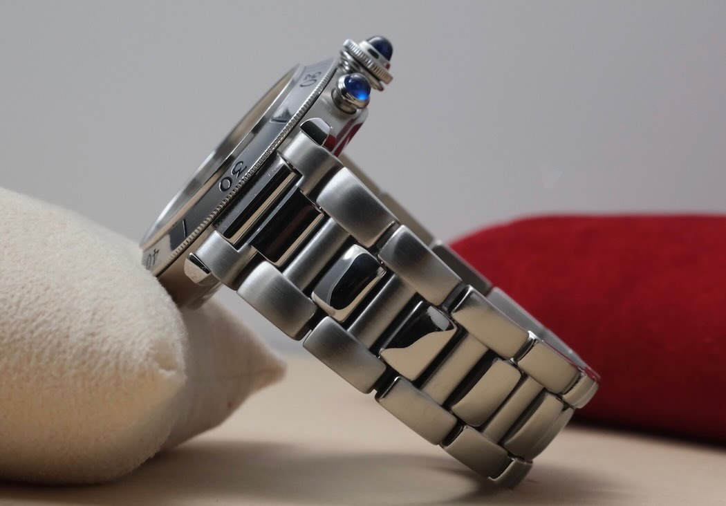 Cartier Pasha Chronograph Quartz – Réf. 1050 – Acier – 38 mm – Image 7