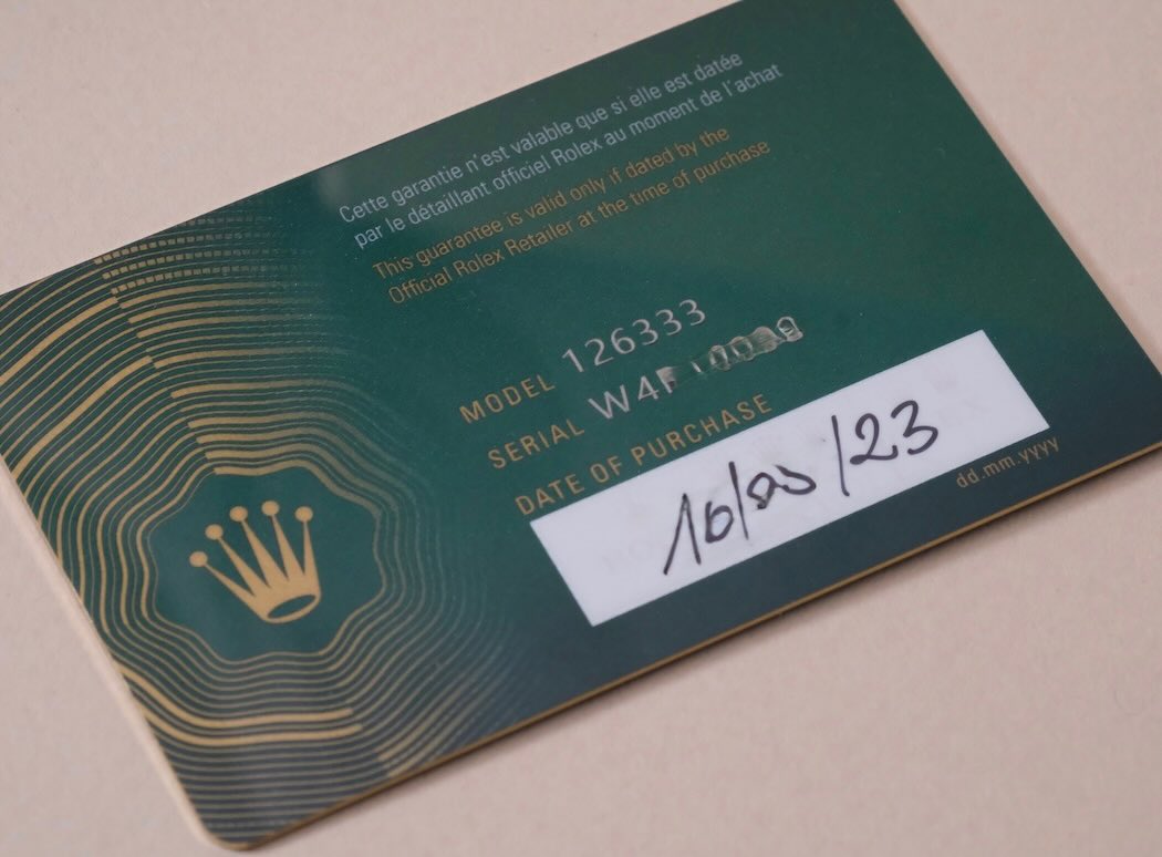 Rolex Datejust 41 Wimbledon Ref. 126333 Full Set – Image 11