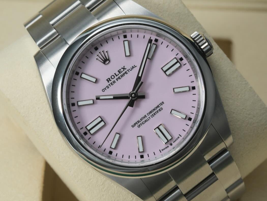 Rolex Oyster Perpetual 41mm "Candy Pink" – Ref. 134300 – Image 4