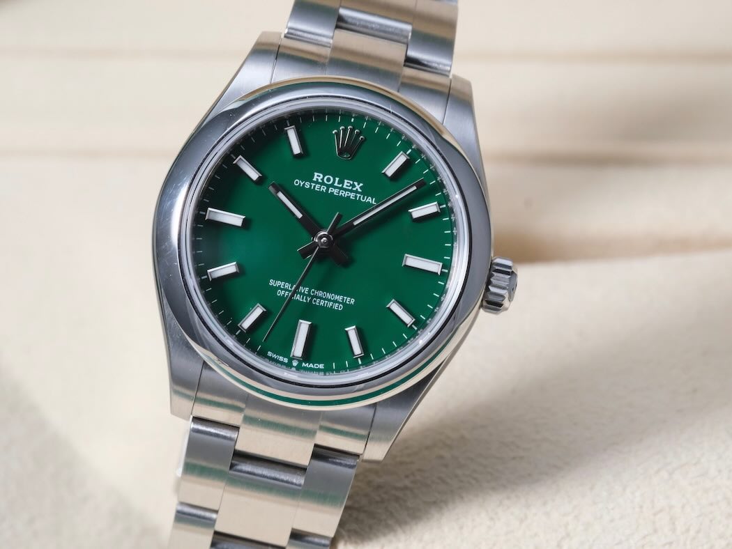 Rolex Oyster Perpetual 31mm Green Dial – Ref. 277200 – Image 3