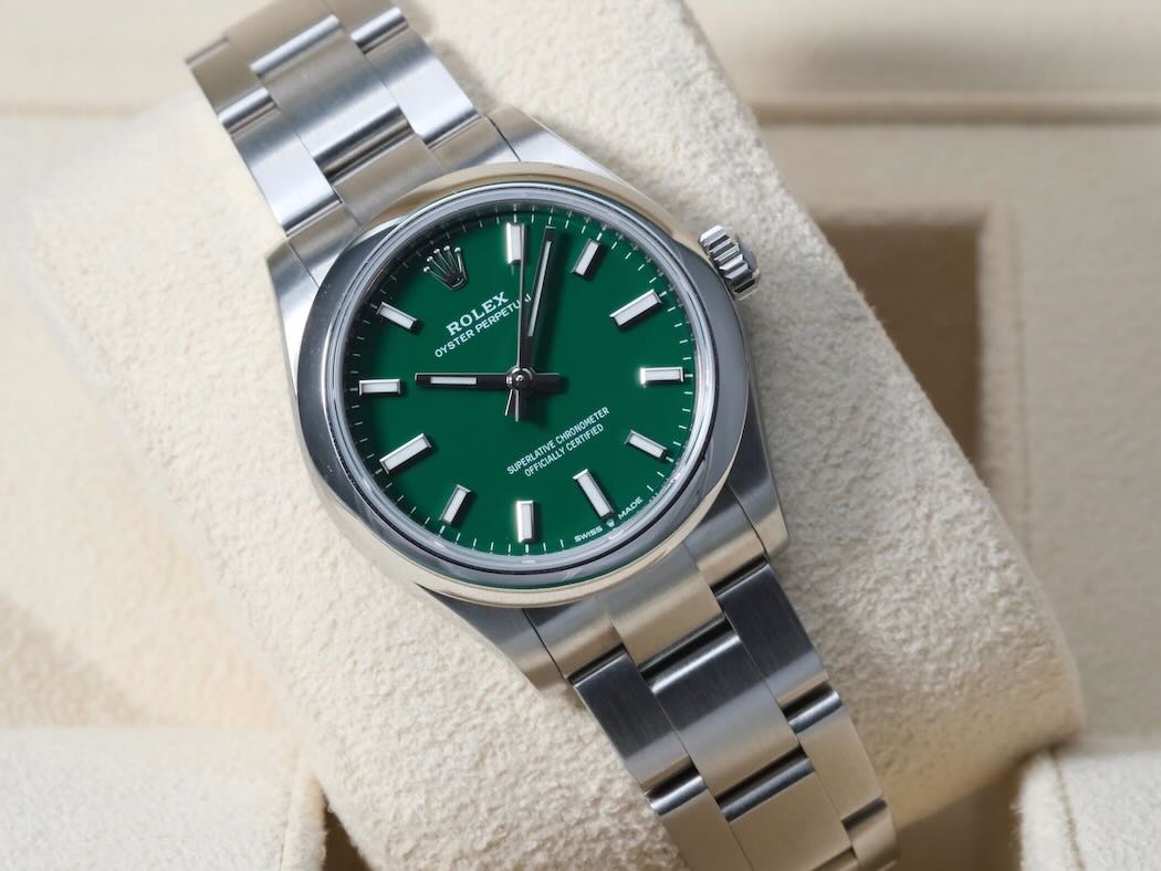 Rolex Oyster Perpetual 31mm Green Dial – Ref. 277200 – Image 4